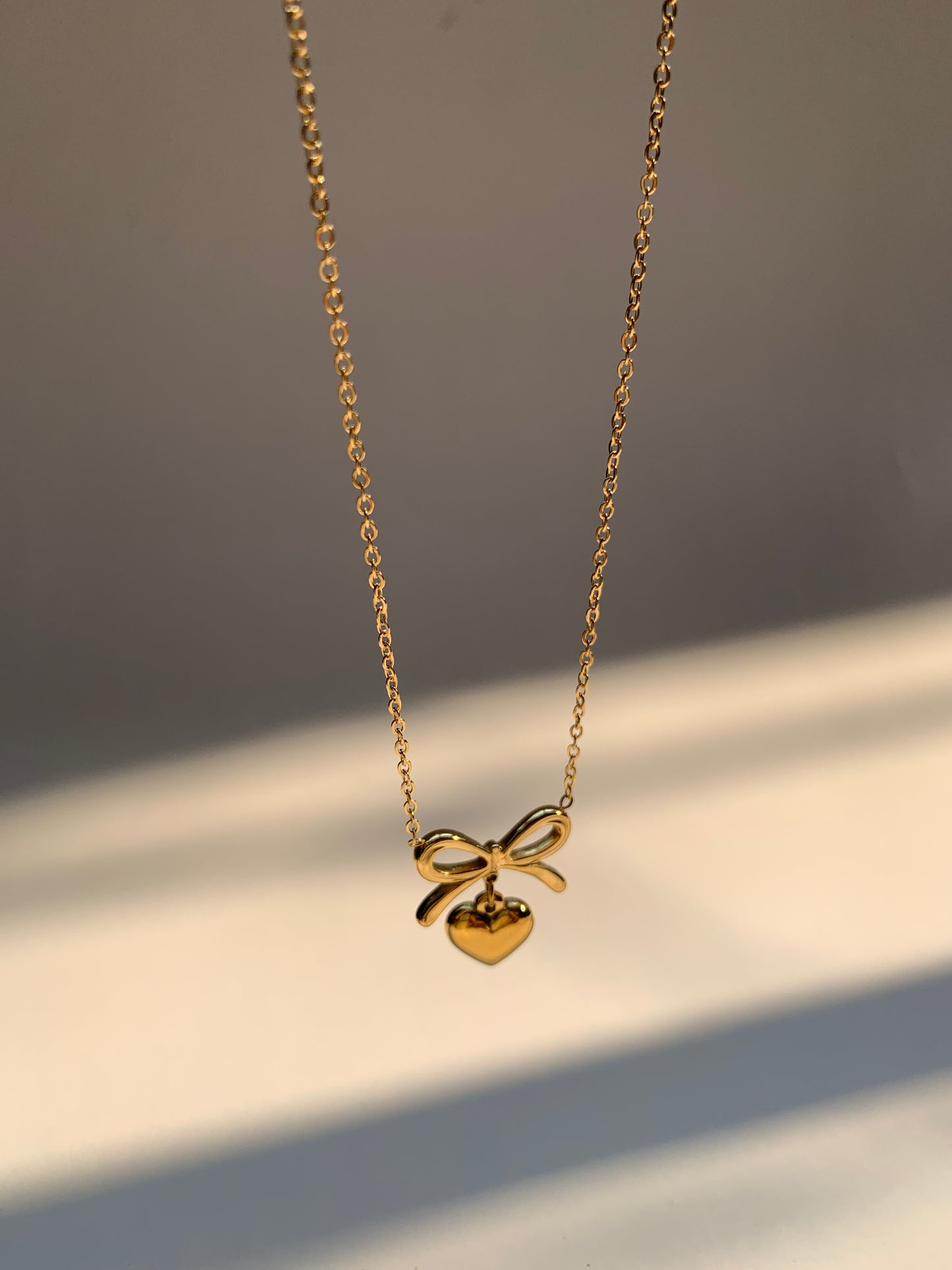 Leila bowtie necklace