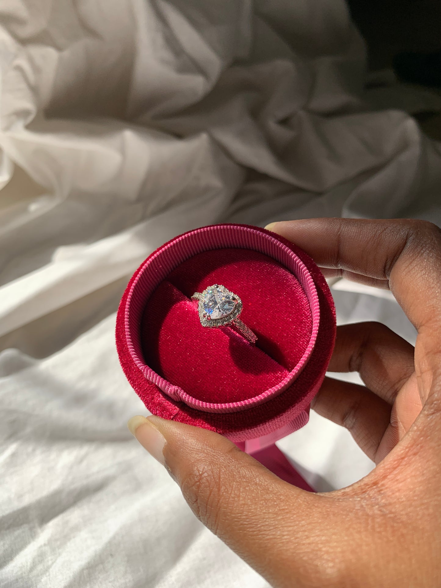 Luxe Velvet Ring Box