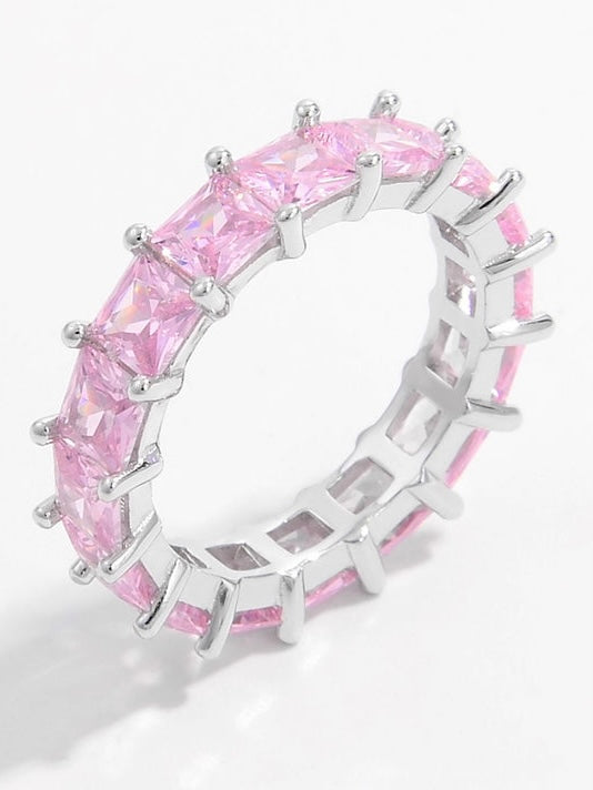 Pink Baguette Ring