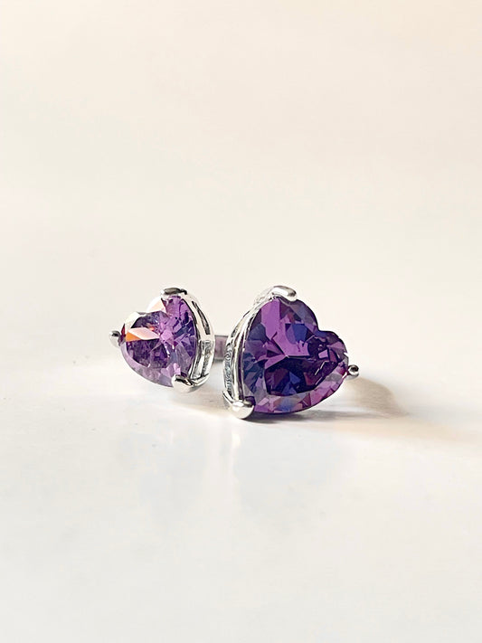 Amethyst Heart Duo