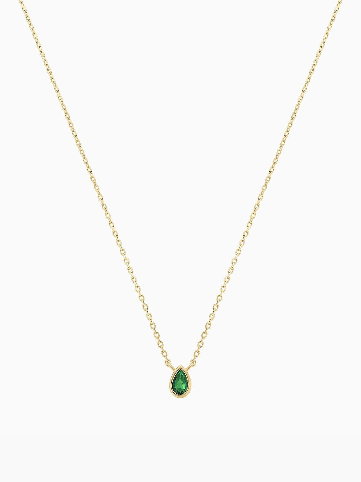 Emerald teardrop
