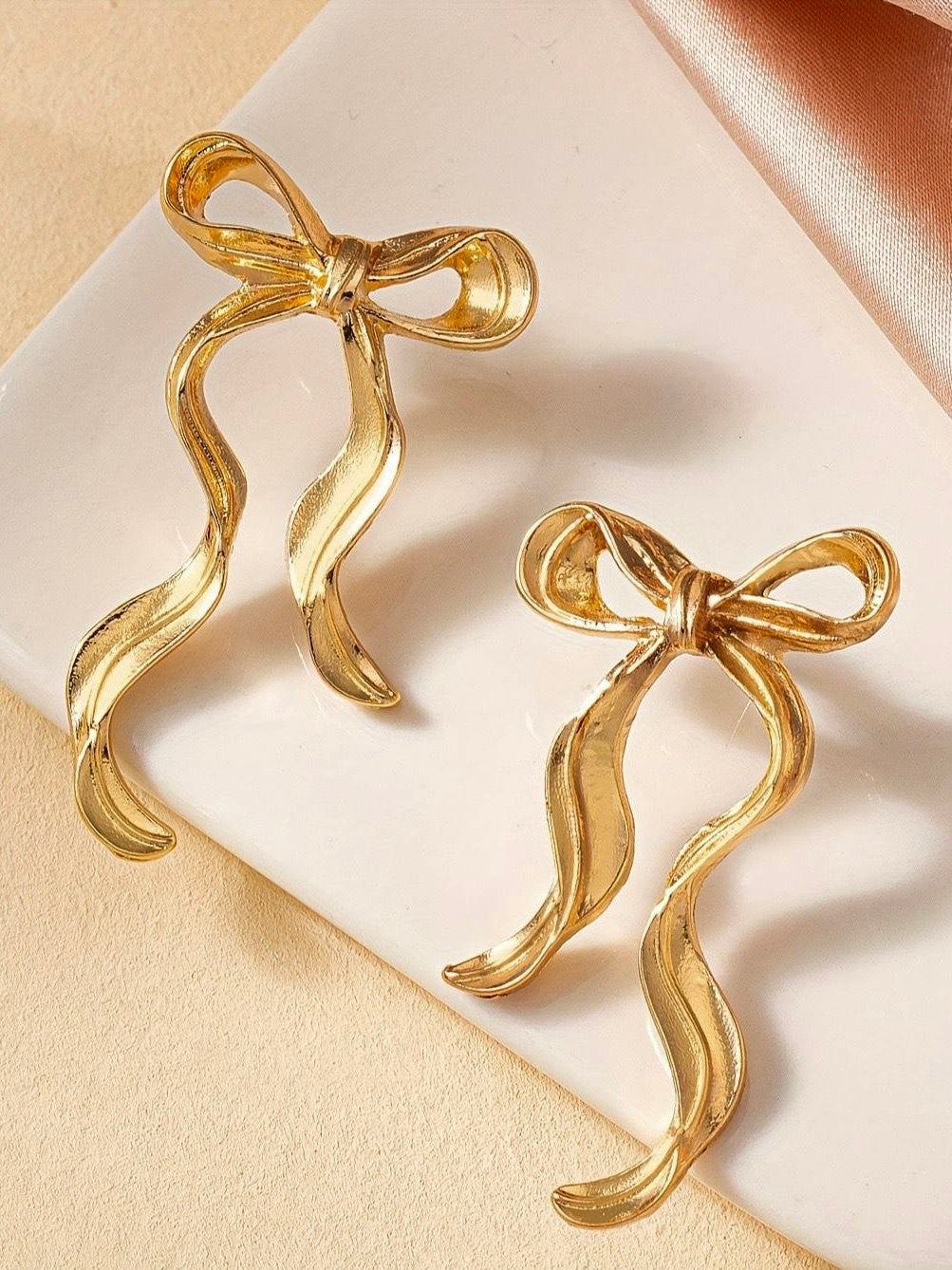 Luxe bow earrings