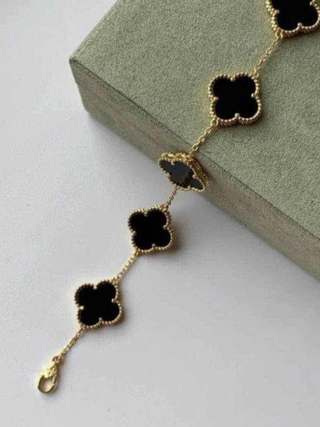 Black clover bracelet