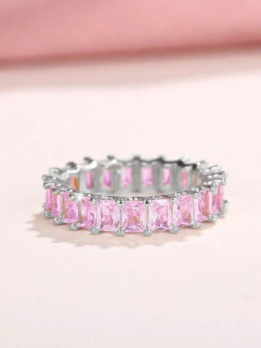 Pink Baguette Ring