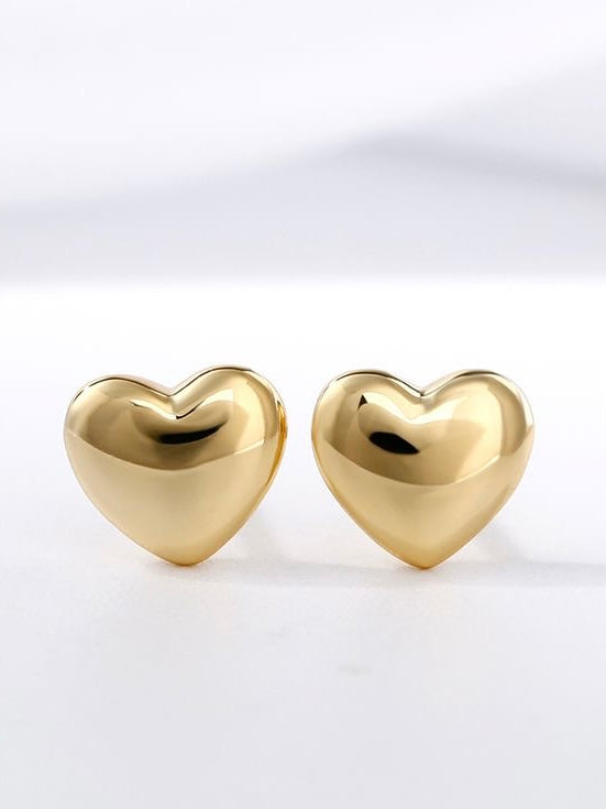 Statement heart Studs