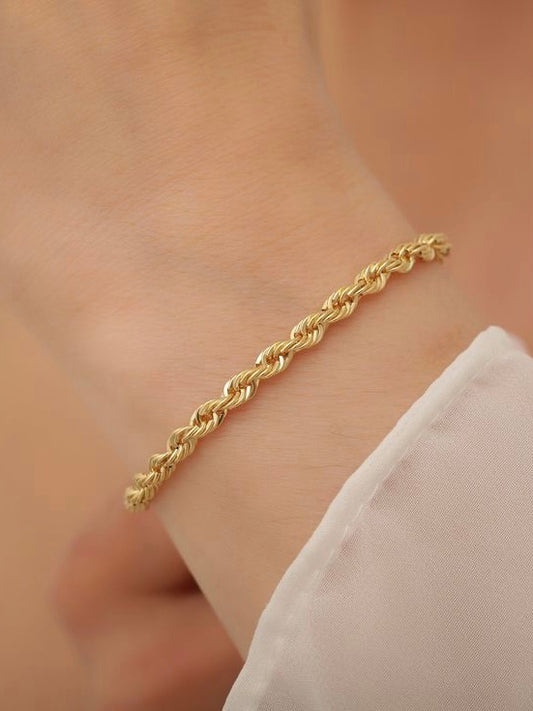 Rope chain bracelet