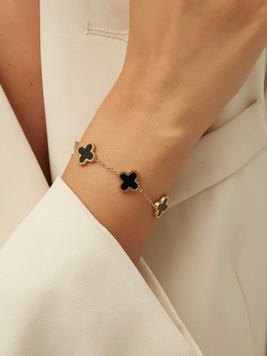 Black clover bracelet